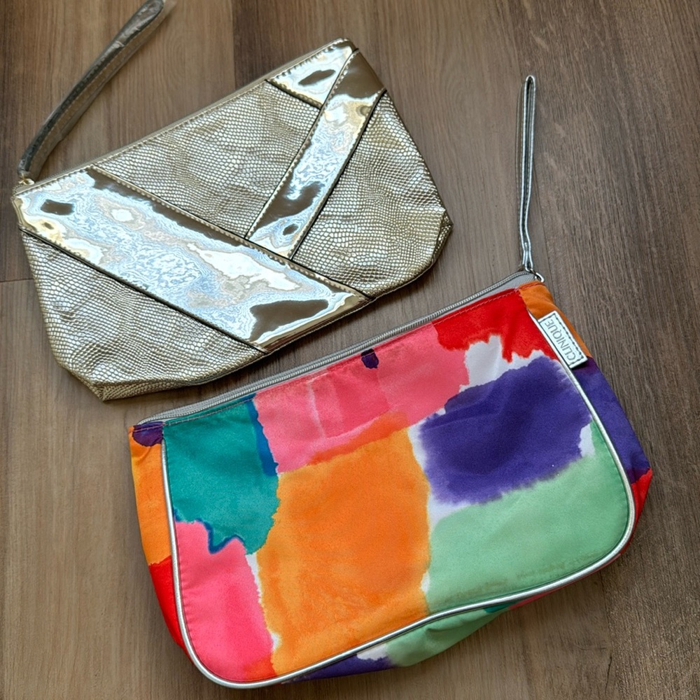 2 new cosmetic pouches
